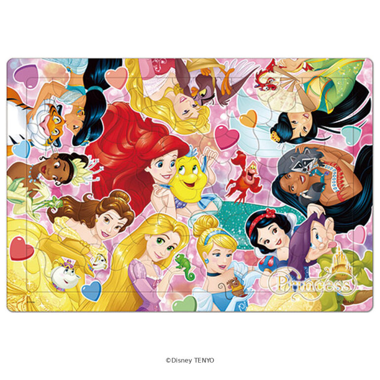 80ピース ディズニープリンセスとなかまたち
