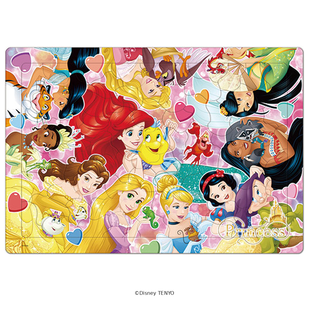 80ピース ディズニープリンセスとなかまたち