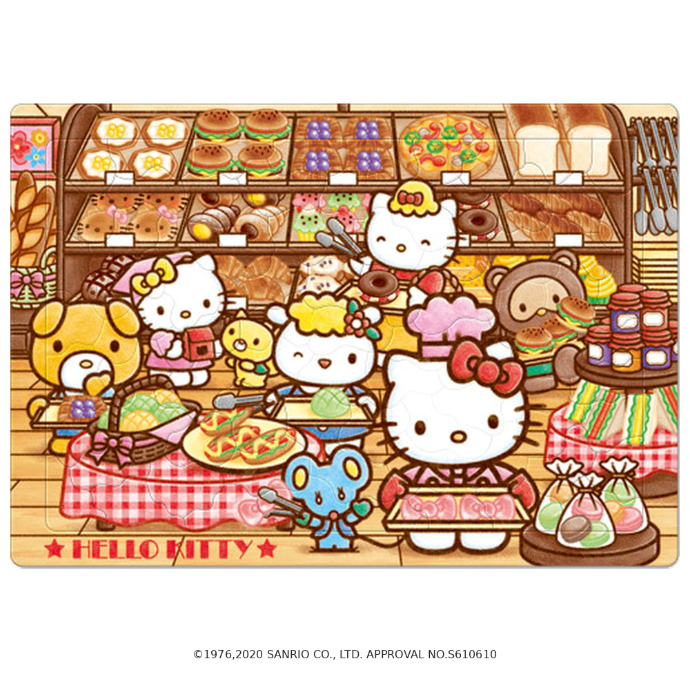 80ピース ハローキティのたのしいパン屋さん
